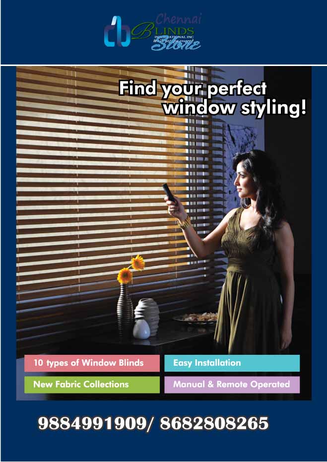 livin blinds distributor chennai